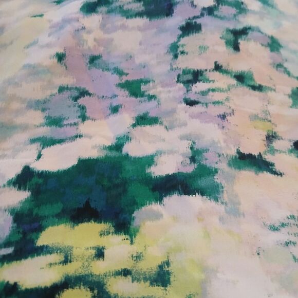 Cynthia Rowley Dress 100% Silk Swing A-Line Pastel Floral Pockets - Picture 6 of 7